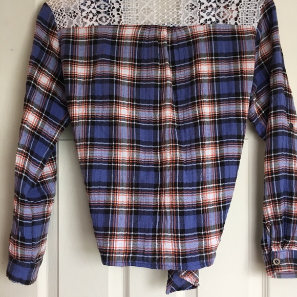 Plaid and Lace SUPER cute! - Picture 3 of 4